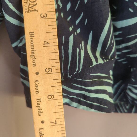 Patagonia Swim Shorts Mens L Blue Fern Baggies Lined Pockets Drawstring - Picture 8 of 10